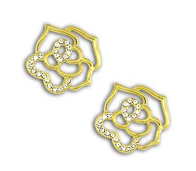 Cód.: BS2067 Brinco folheado a ouro em forma de flor com strass  Atacado: R$ 16,10  (unid.: par) Varejo: R$ 32,20  (unid.: par) Garantia: 1 ano após a data da compra Prazo de liberação: Até 48 horas (somente dias úteis)