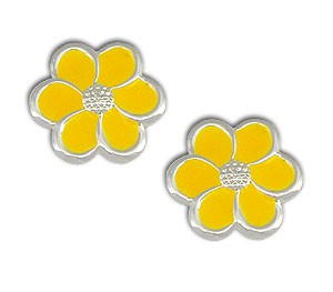 Cód.: BS2275 P Brinco folheado a prata em forma de flor c/ resina  Atacado: R$ 4,95  (unid.: par) Varejo: R$ 9,90  (unid.: par) Garantia: 1 ano após a data da compra Prazo de liberação: Até 48 horas (somente dias úteis)